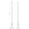 Z-Lite Leland Outdoor Post Mounted Fixture, 1-Light, 10 In.W x 112.5 In.H, Sand Black/Sand Blast 5005PHM-5011P-BK-LED - alternate 2